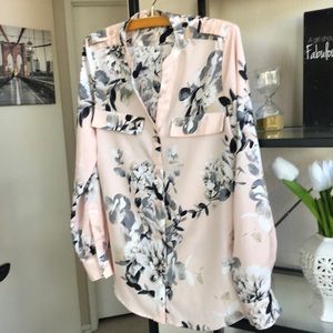 Dusty Pink Long Sleeves Shirt
